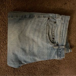 Light blue denim jeans